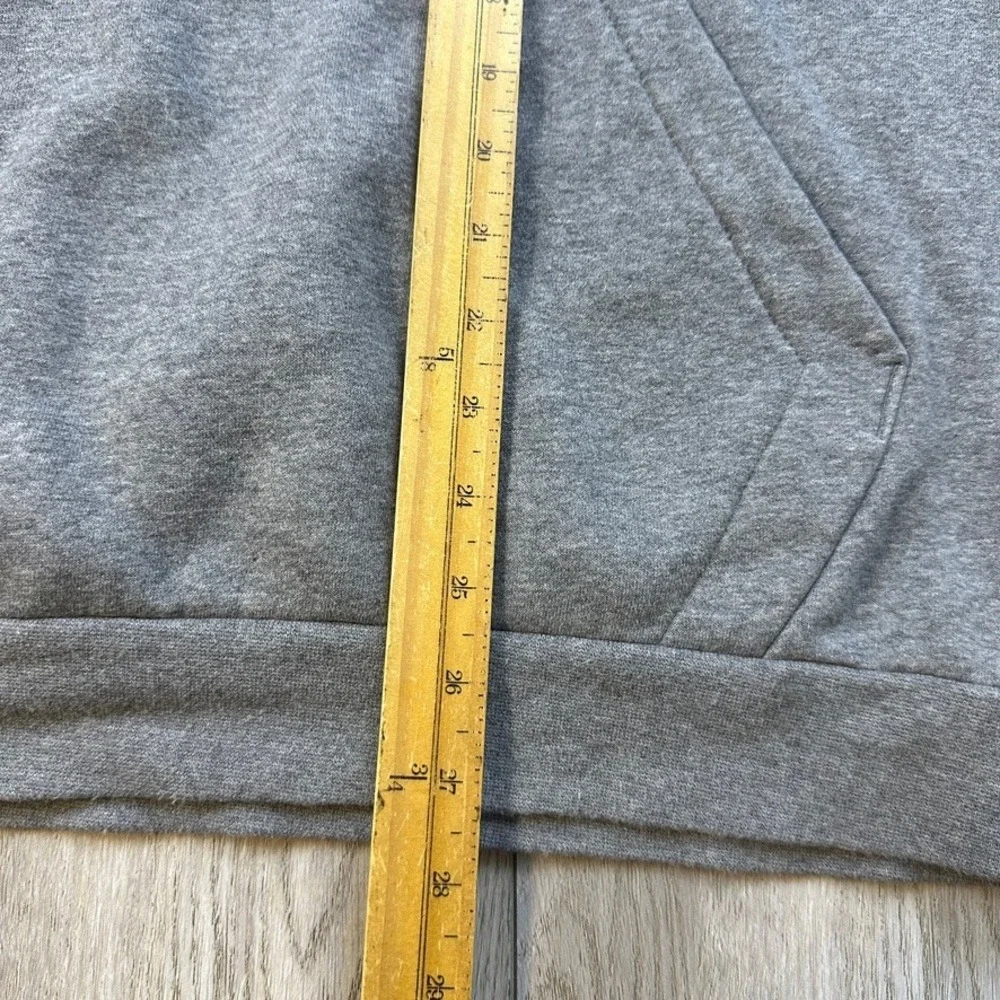Nike Jordan Jumpman Logo Hoodie Mens Large Gray Black Sweatshirt Hooded Men
